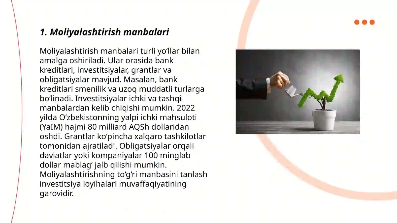 Innovatsiyani moliyalashtirish va investitsion taminlash 3