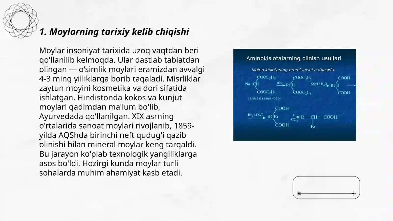 Moylarning kelib chiqishi va olinish usullari 3