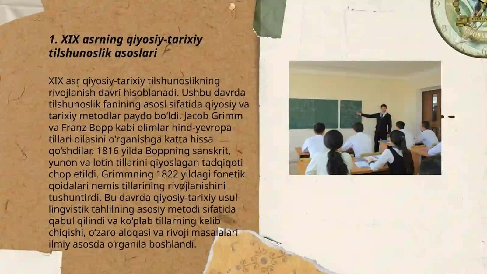XIX asrda qiyosiy-tarixiy tilshunoslikning vujudga kelishi. Vilgelm Fon Gumbold ta'limoti 3