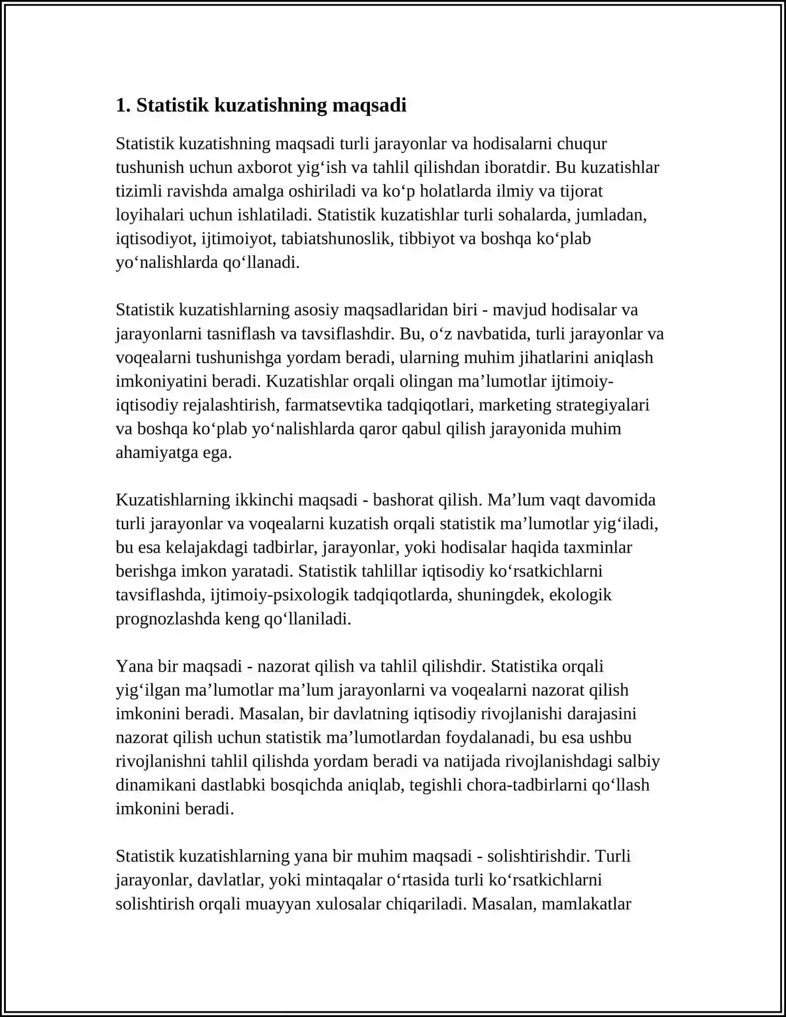 STATISTIK KUZATISH VA UNING BOSQICHLARI 3