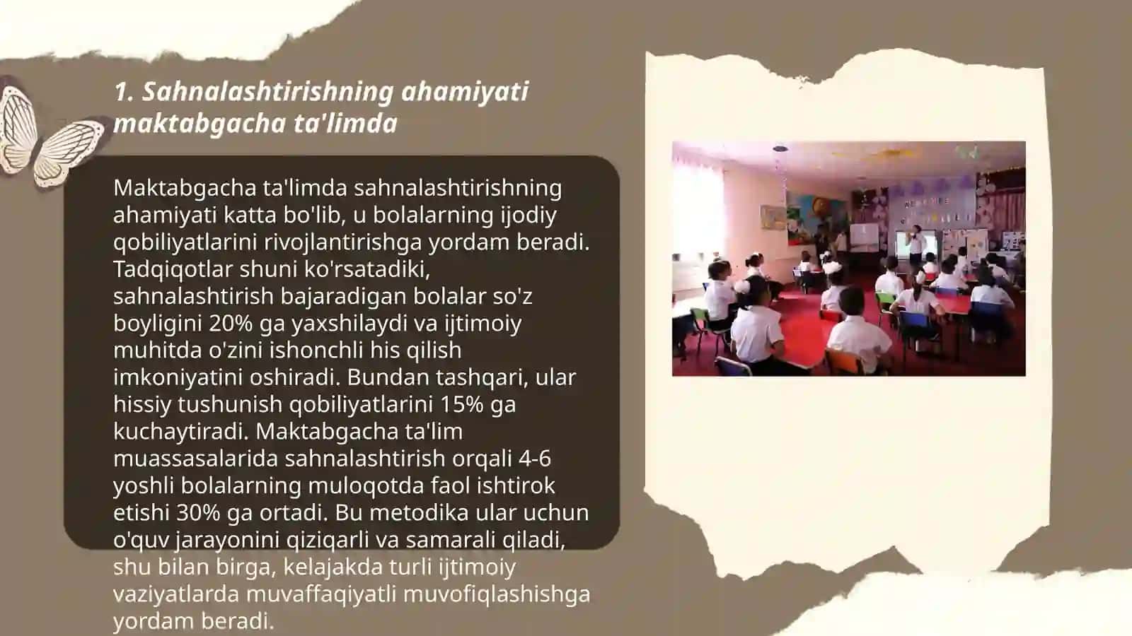 Maktabgacha talim tashkilotida sahnalashtirish faoliyatini tashkil qilish 3