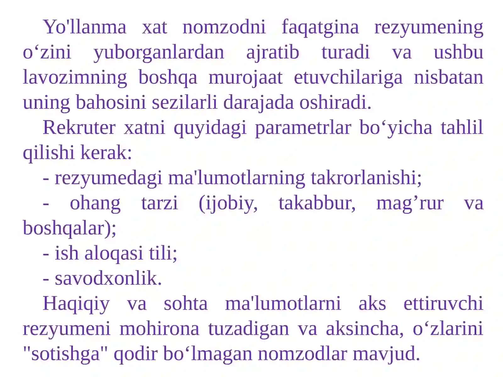 REKRUTMENT TEXNOLOGIYA VA VOSITALARI 3