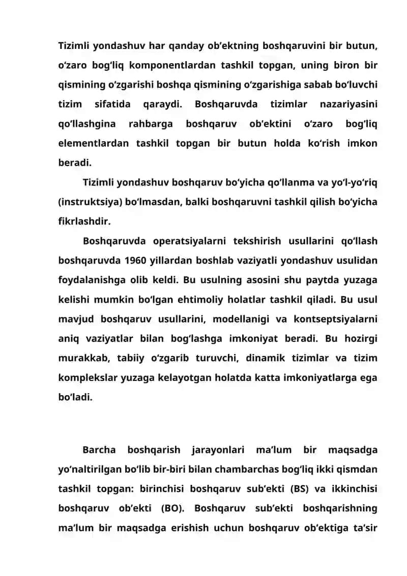 Boshqaruvning rivojlanish tarixi 3