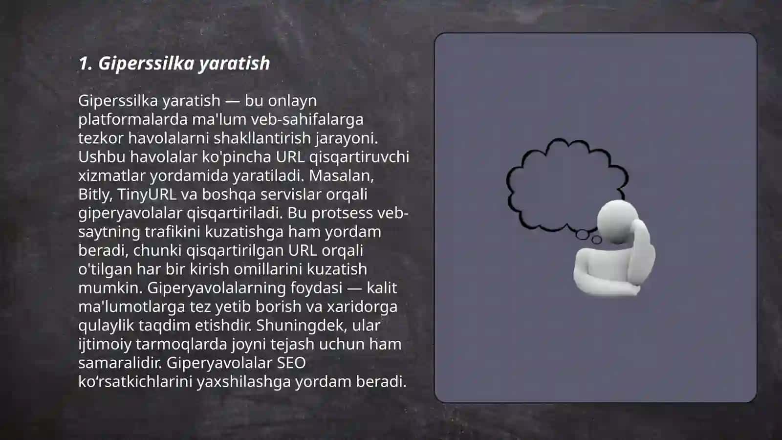 Microsoft Word matn muharririda giperssilka obyektlari bilan ishlash va tahrirlash 3