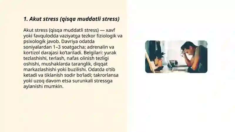 Stress turlari 3