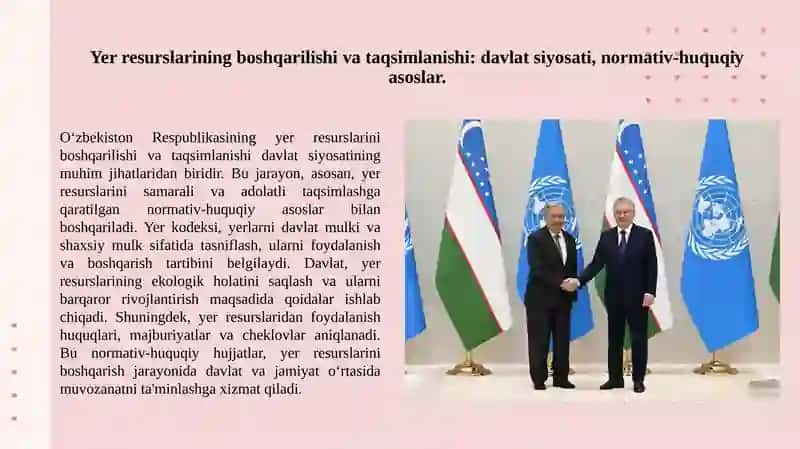 O‘zbekiston Respublikasining Yer to‘g‘risidagi kodekslari. 3
