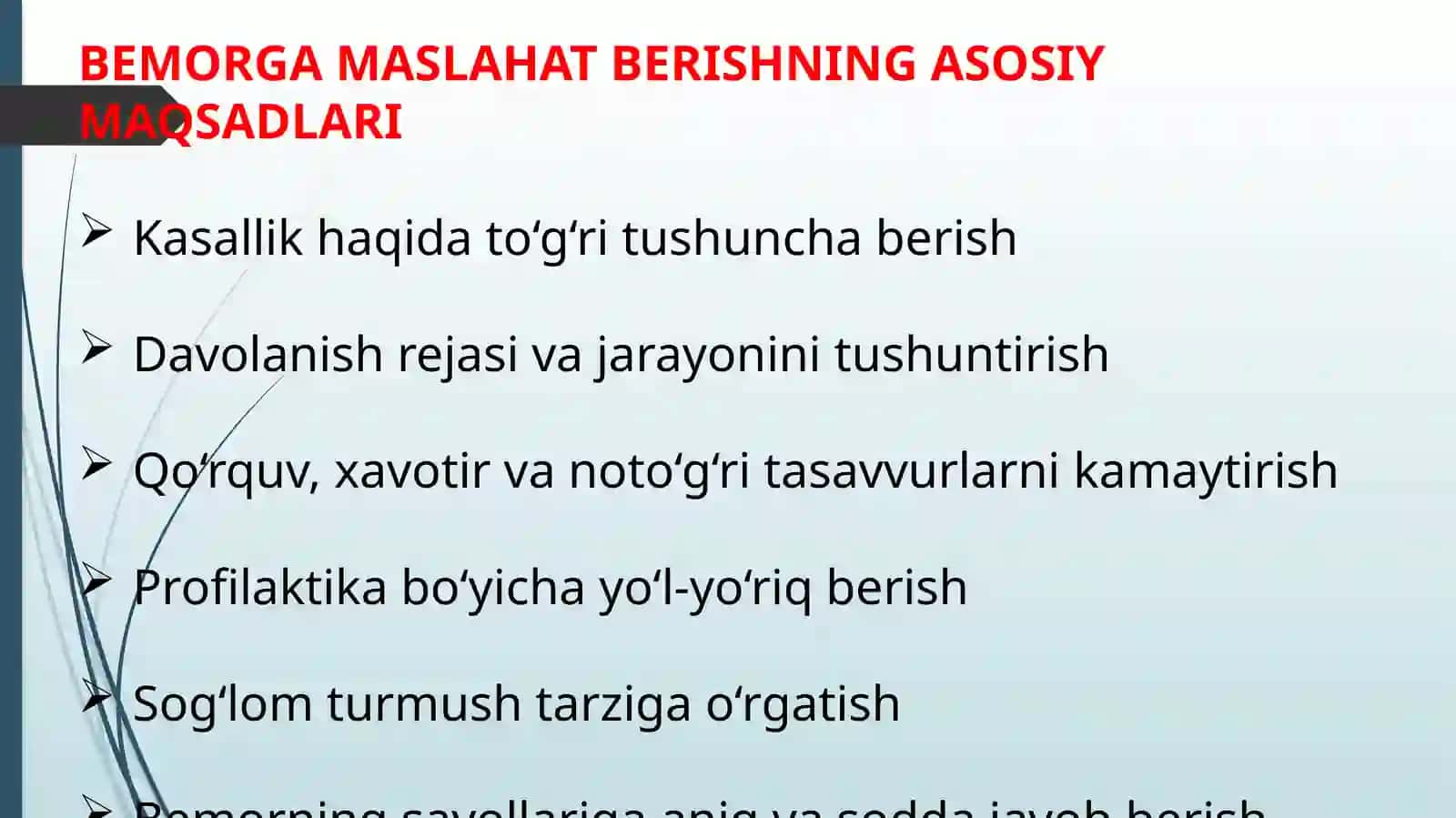 maslahat. Maslahat berish jarayonidagi kommunikatsion to'siqlar 3