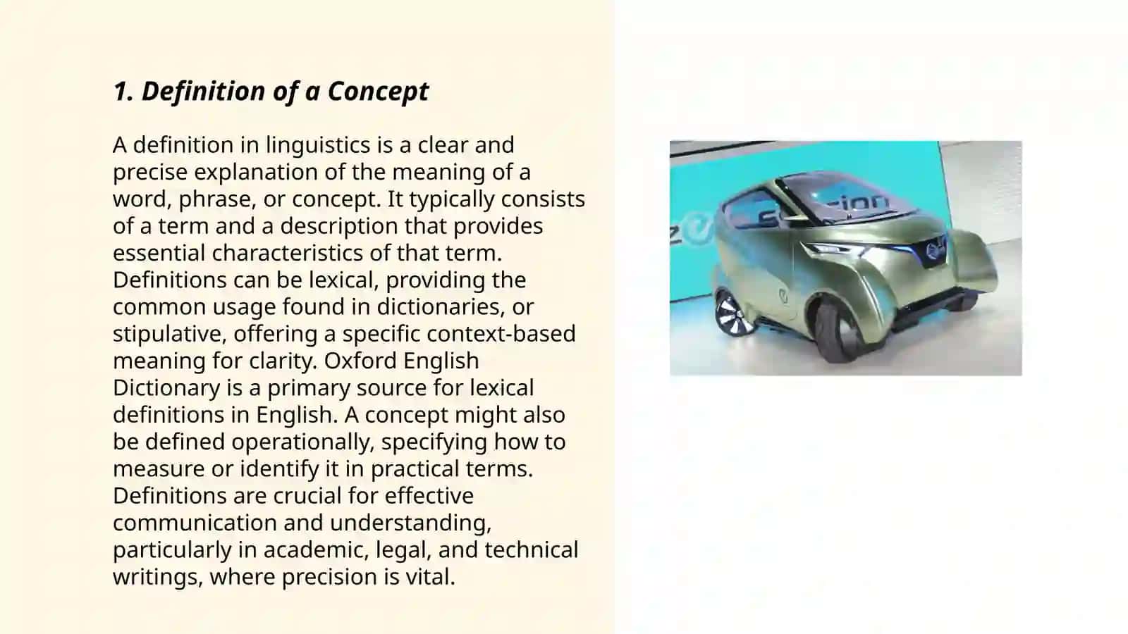 What is a concept? 3