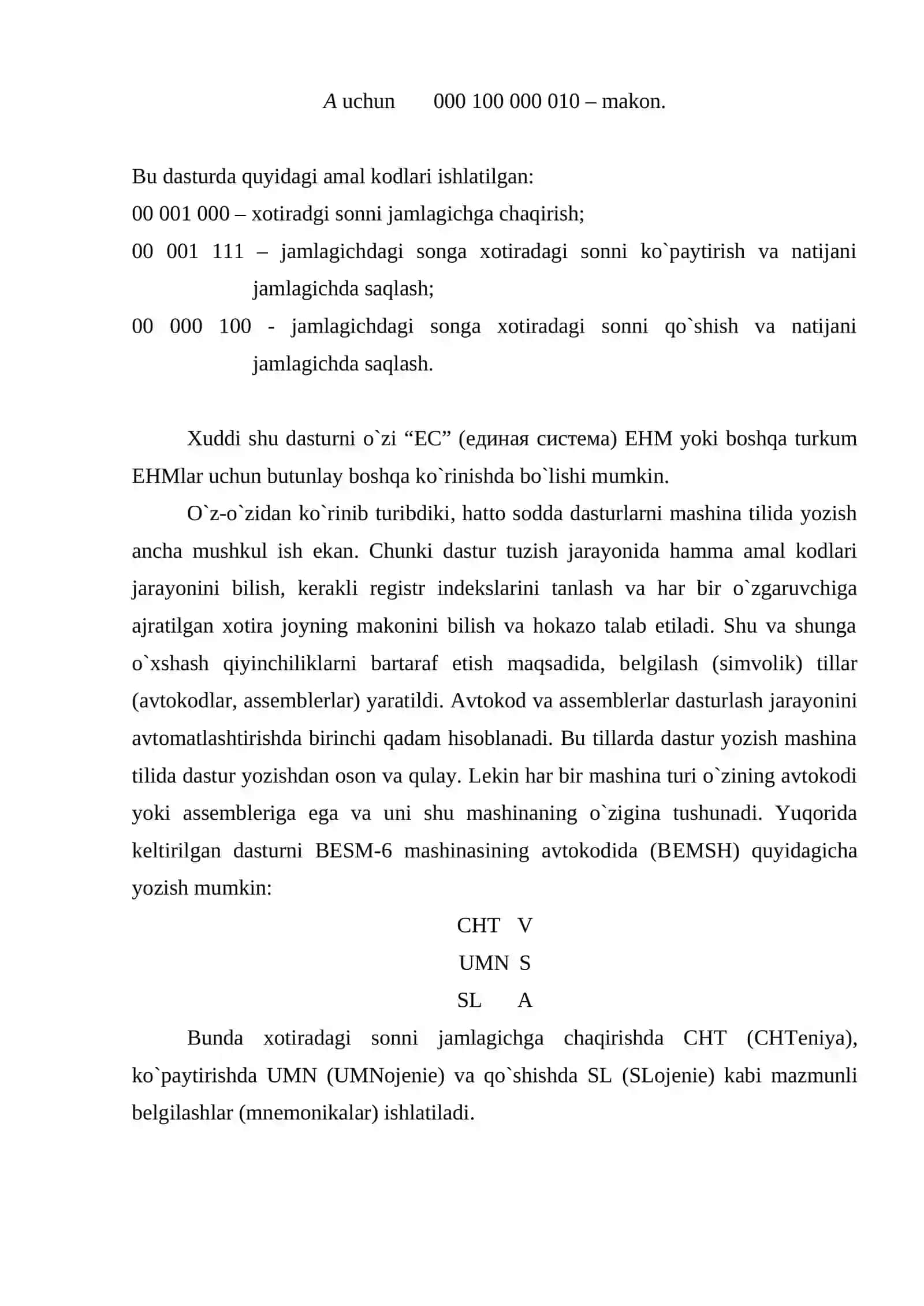 Dasturlash tillari va ularning turkumlanishi 3