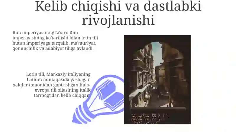 Lotin tili tarixi 3