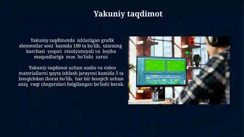 Animatsion lavhalar yaratish 3