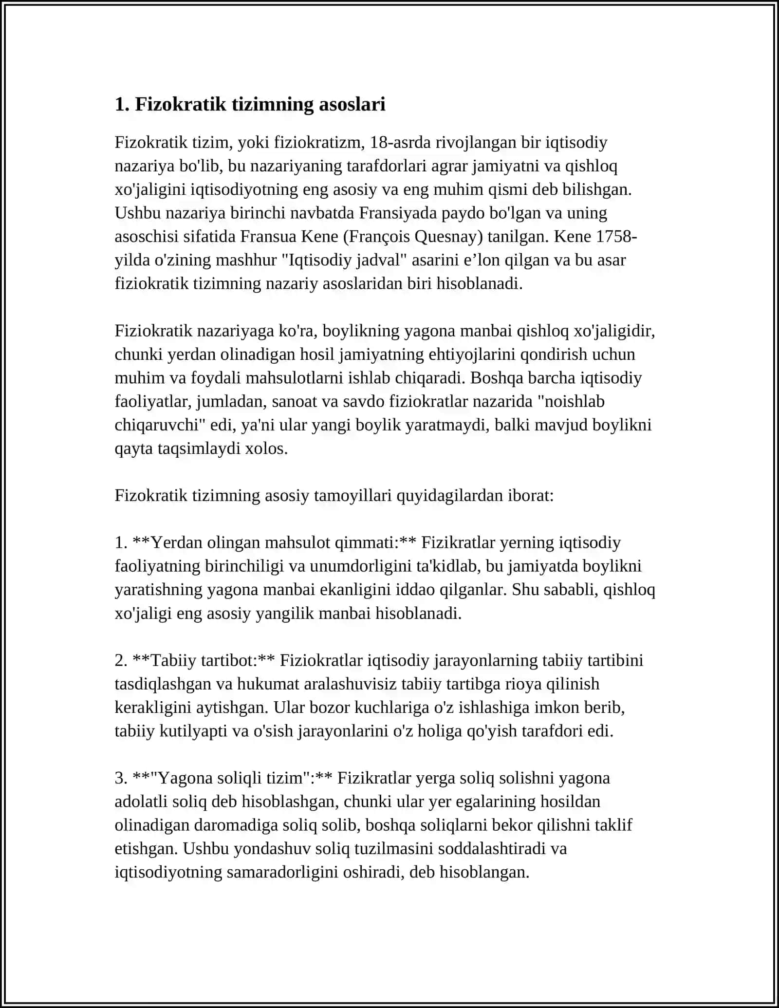 ANN ROBER JAK TYURGO ASARLARIDA FIZIOKRATIK TIZIMNI RIVOJLANTIRISH 3