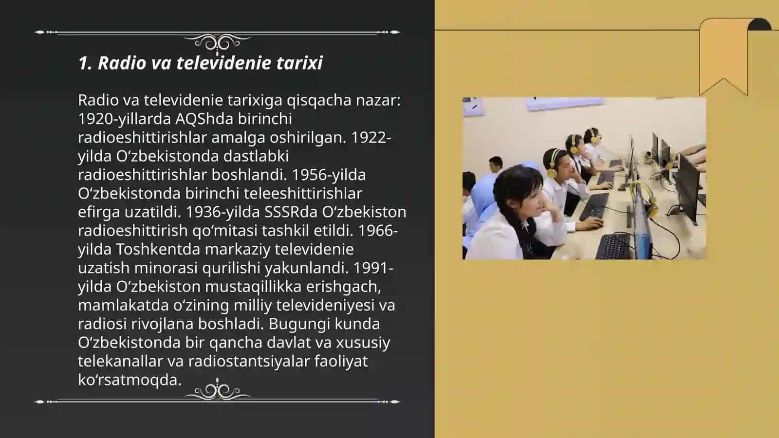 Radio televidenie tezkor vosita sifatida ommaviy axborot vositalari 3
