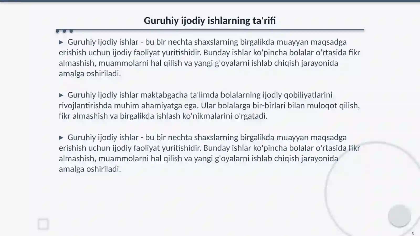Maktabgacha ta'lim tashkilotlarida guruhiy ijodiy ishlar 3