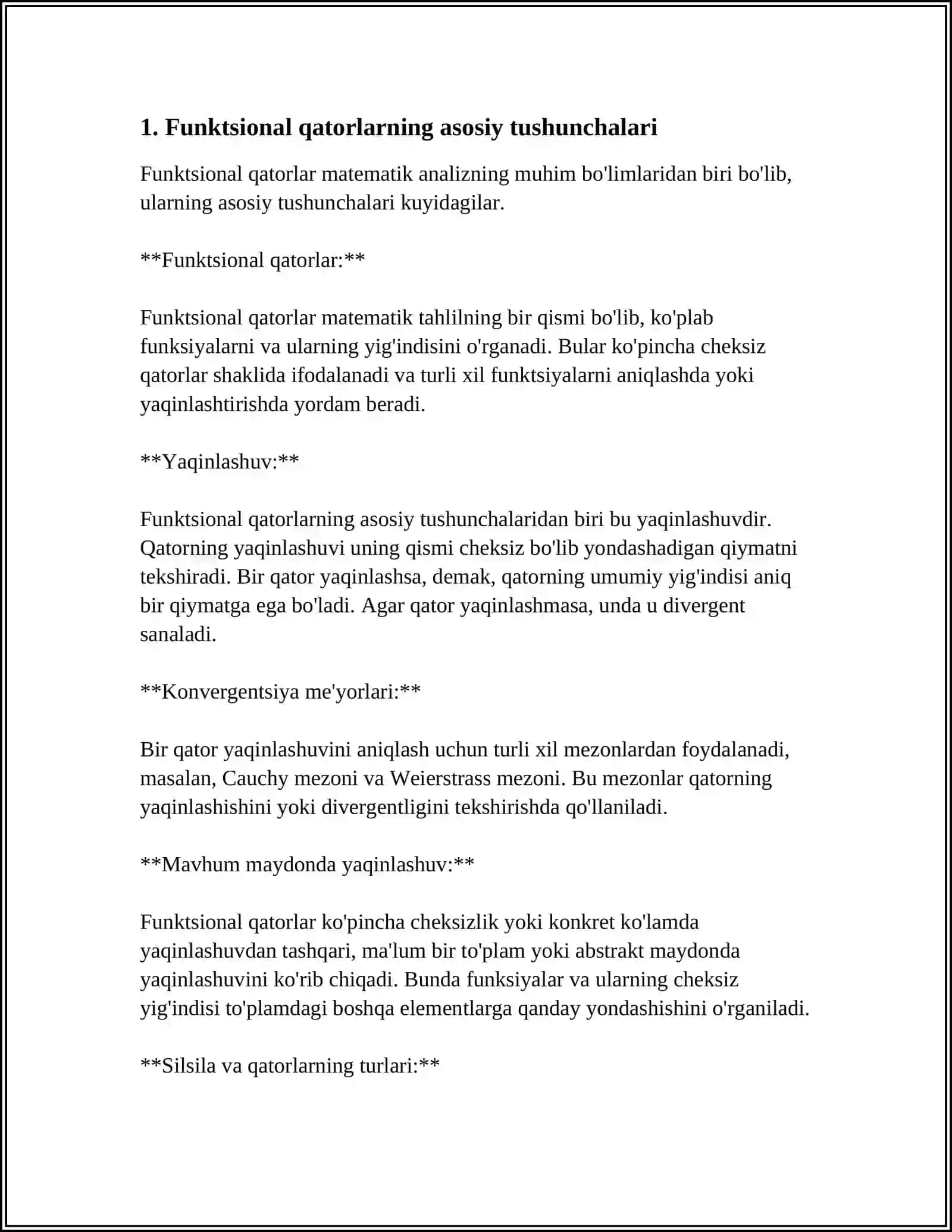MOLIYAVIY TAVAKKALCHILIKNI MODELLASHTIRISHDA FUNKSIONAL QATORLARNING TATBIQLARI 3