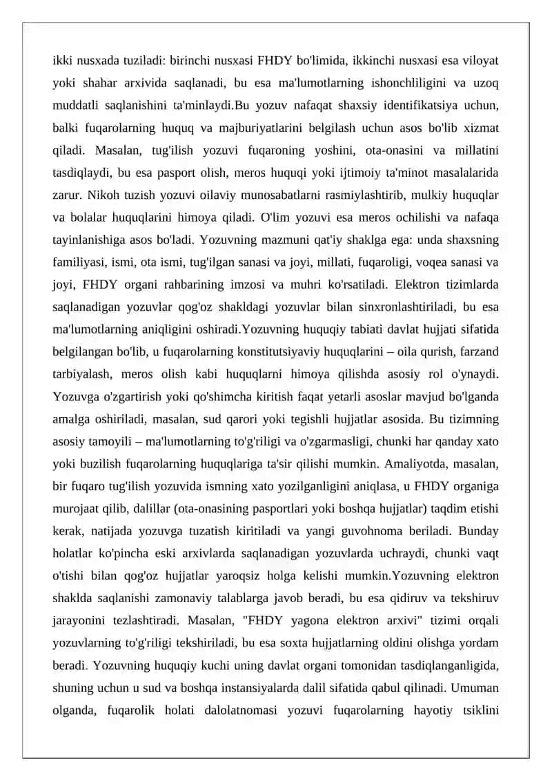 Fuqarolik holati dalolatnomalari yozuvlarini tiklash 3