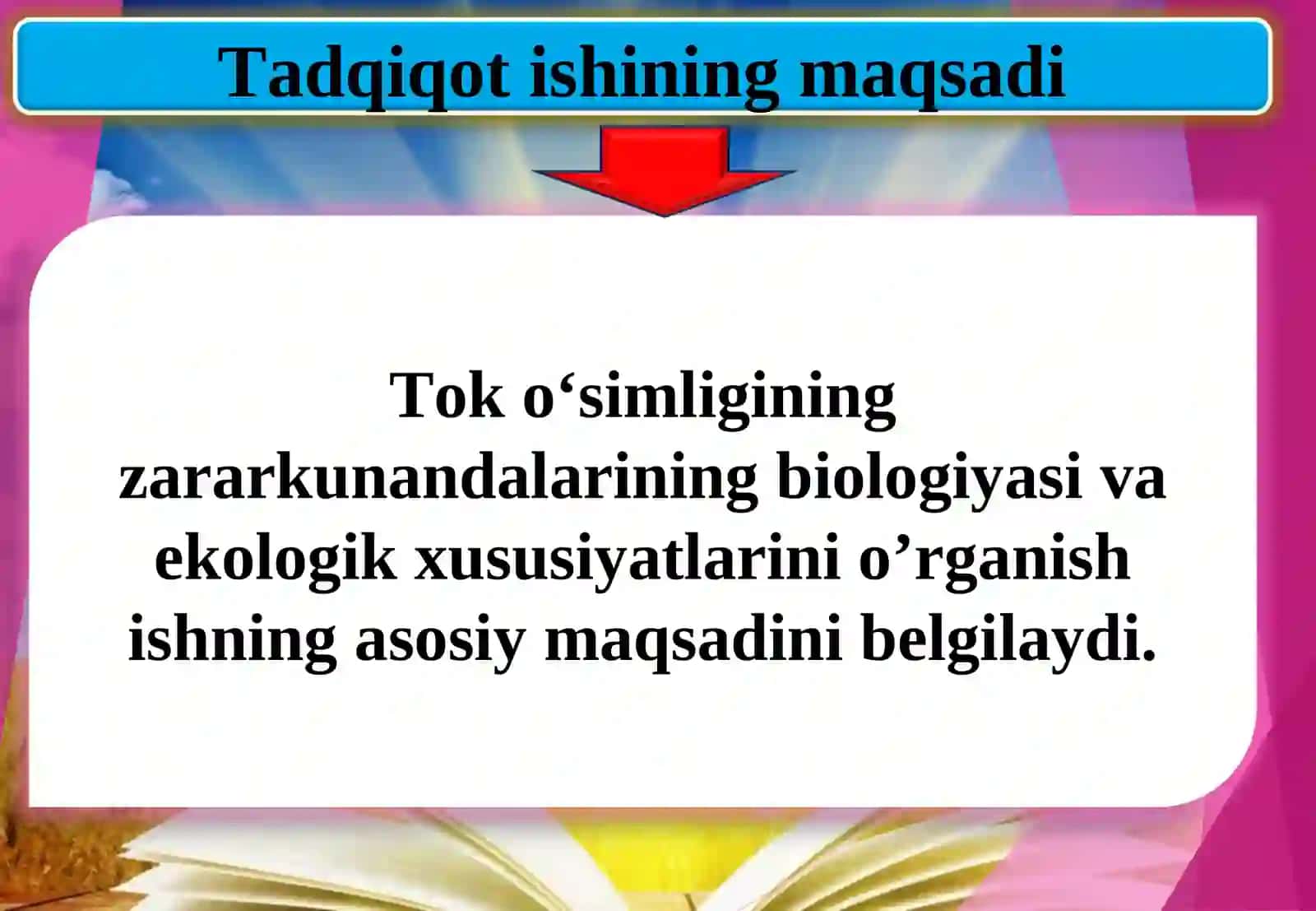 Tok zararkunandalarining biologiyasi va ekologik xususiyatlari (Andijon viloyati misolida) 3