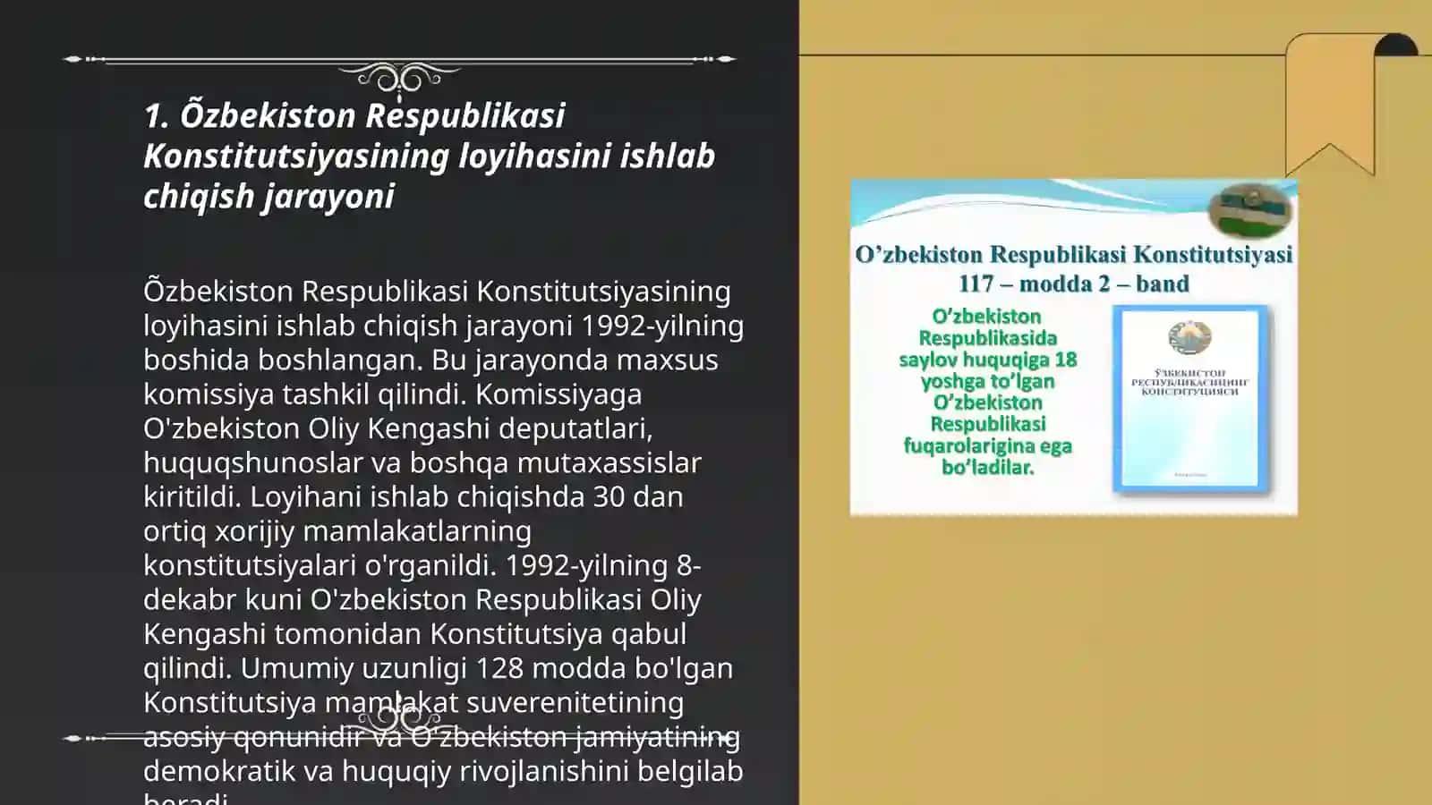 Õzbekiston Respublikasi konstitutsiyasing qabul qilinishi 3