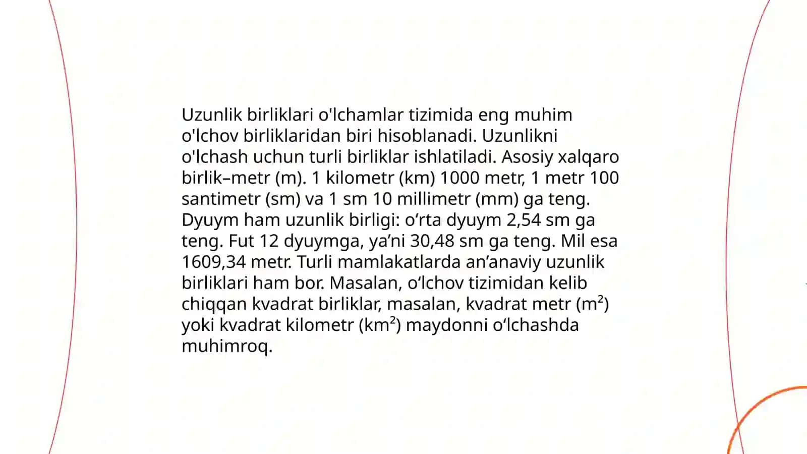 Uzunlik birliklari va ularning bogʻliqligini oʻrgatish metodikasi 3