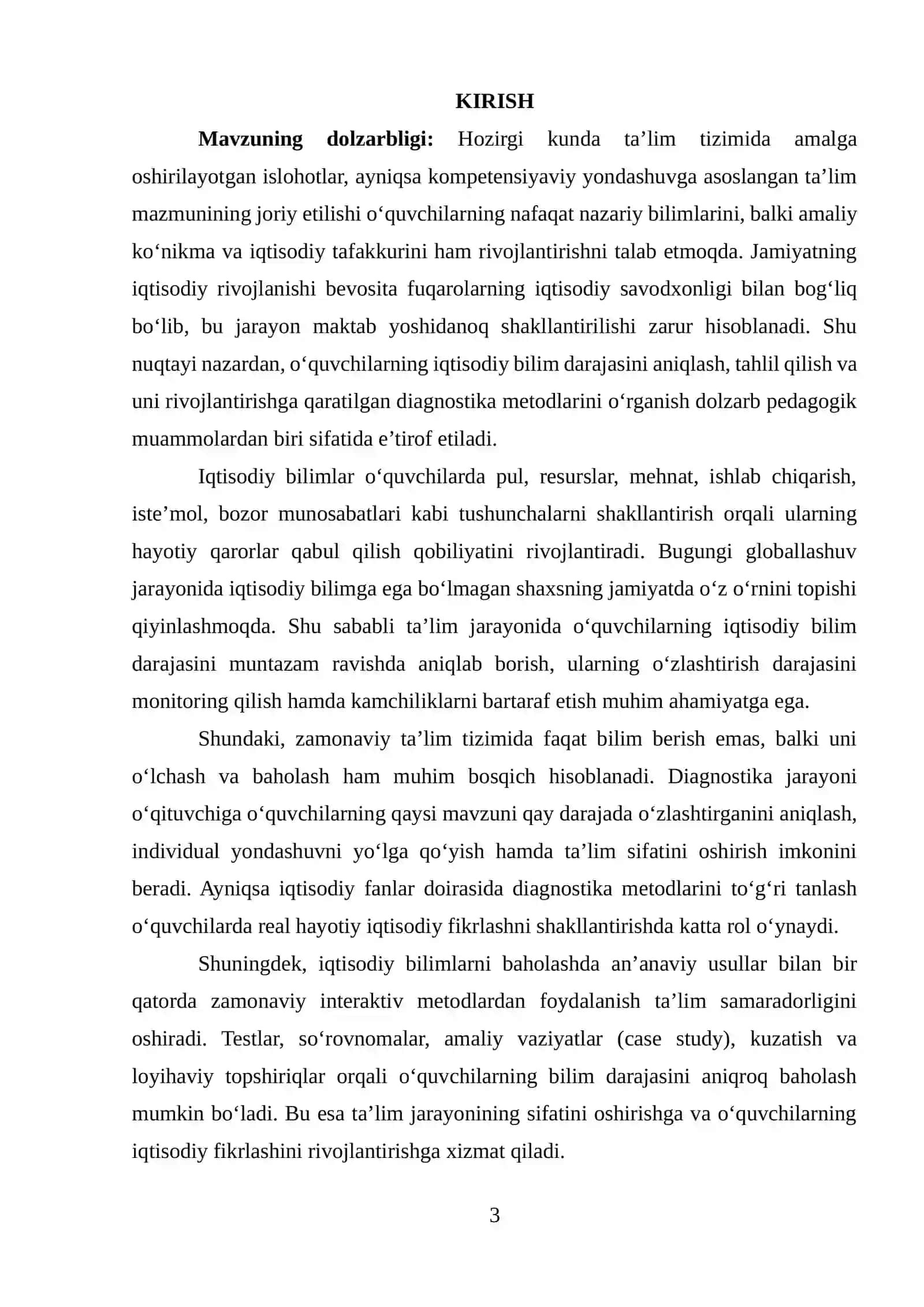 O‘QUVCHILARNING IQTISODIY BILIMLARINI NAZARIY ASOSLARI 3