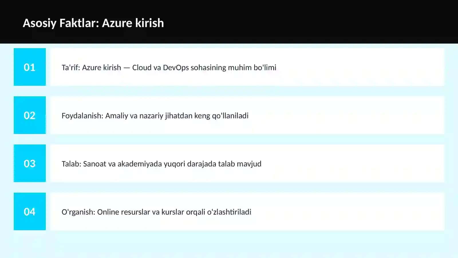 Azure kirish 3