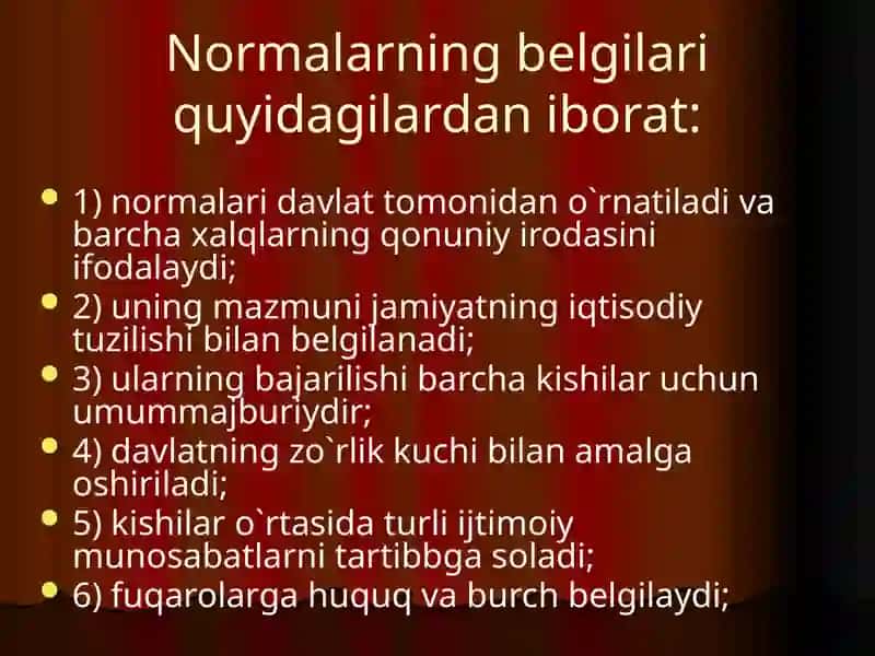 Huquq normalari 3