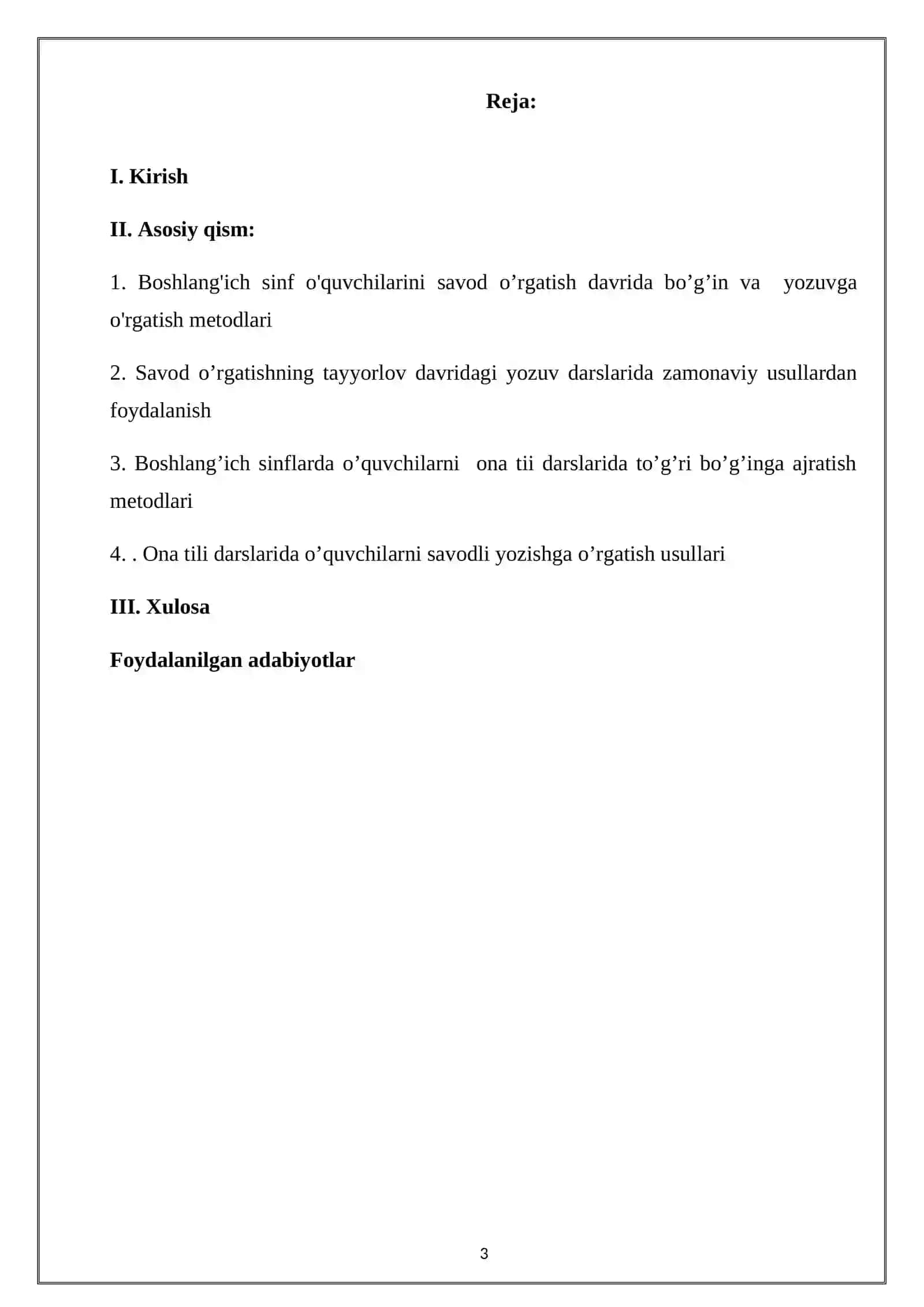 Savod o’rgatish davrida bo’g’in  ustida ishlash 3
