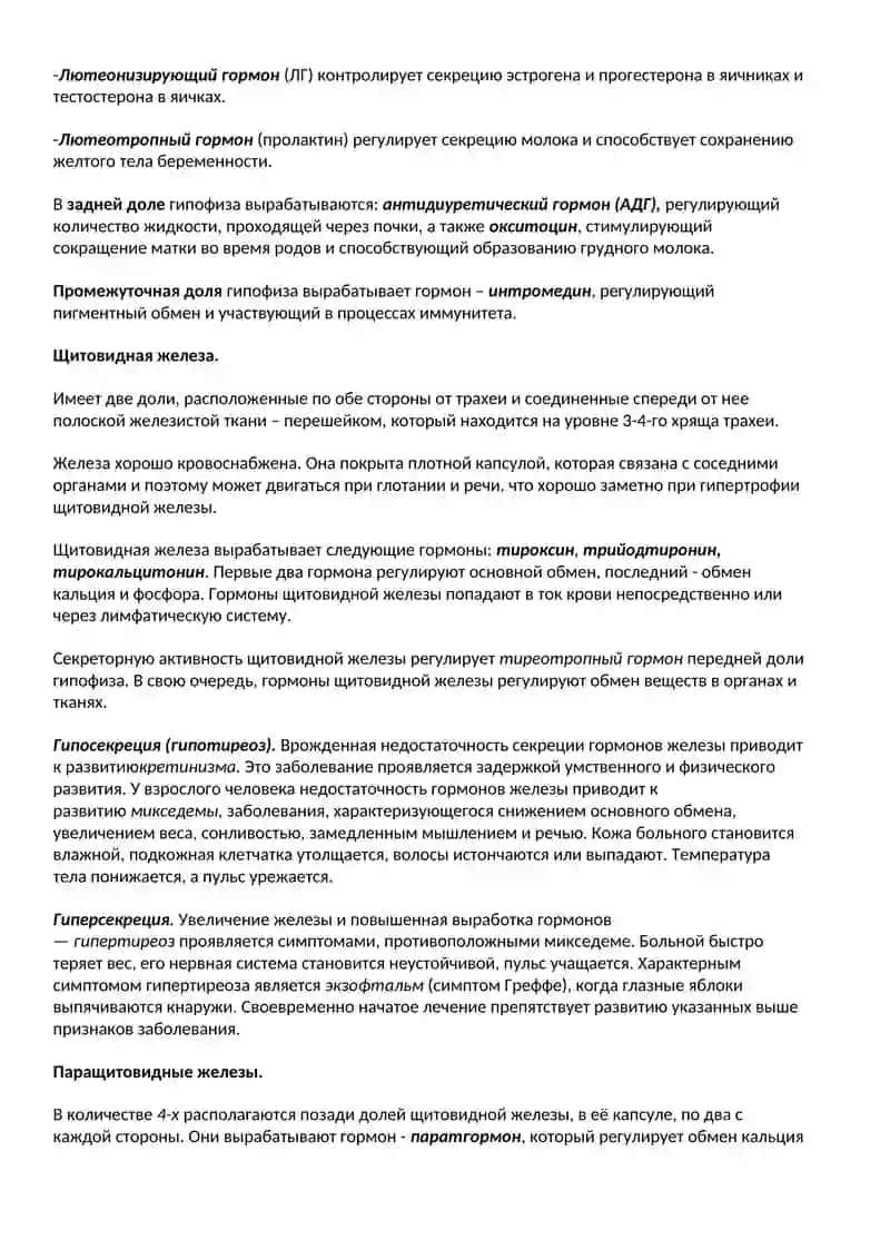 Физиология эндокринной системы 3