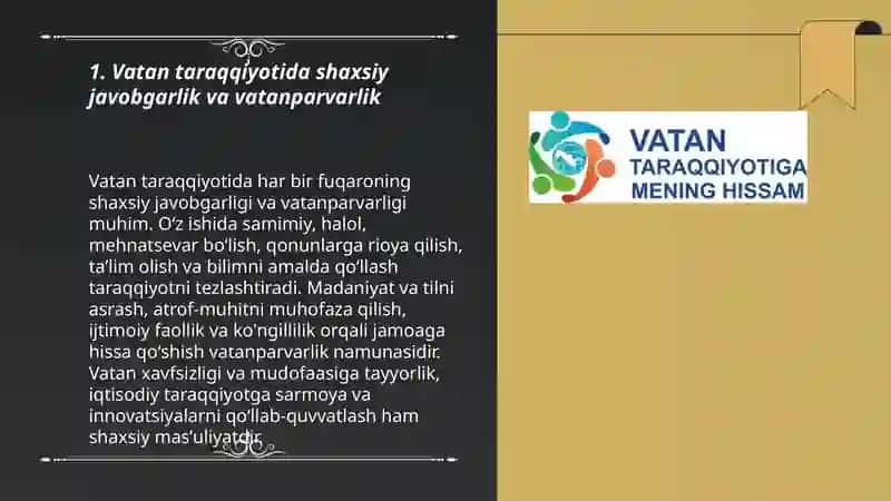Vatan taraqqiyotiga men ham masulman 3