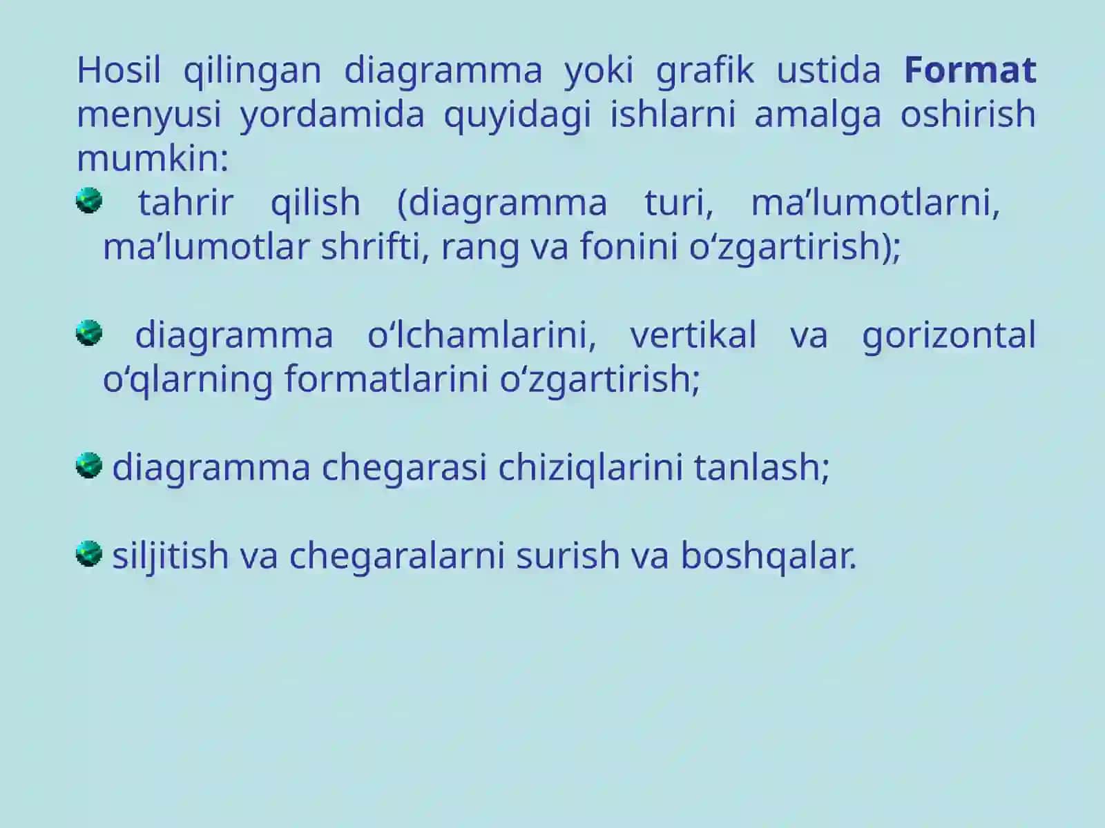 Diagramma va grafiklarni tahrir qilish 3
