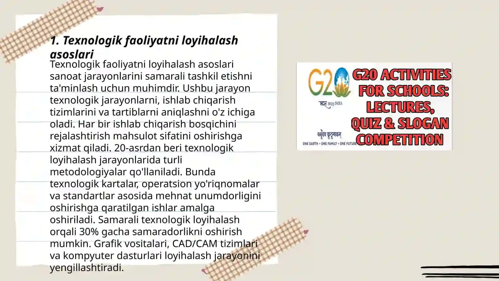 Texnologik faoliyatni loyihalash va institutsional tayyorgarlik 3