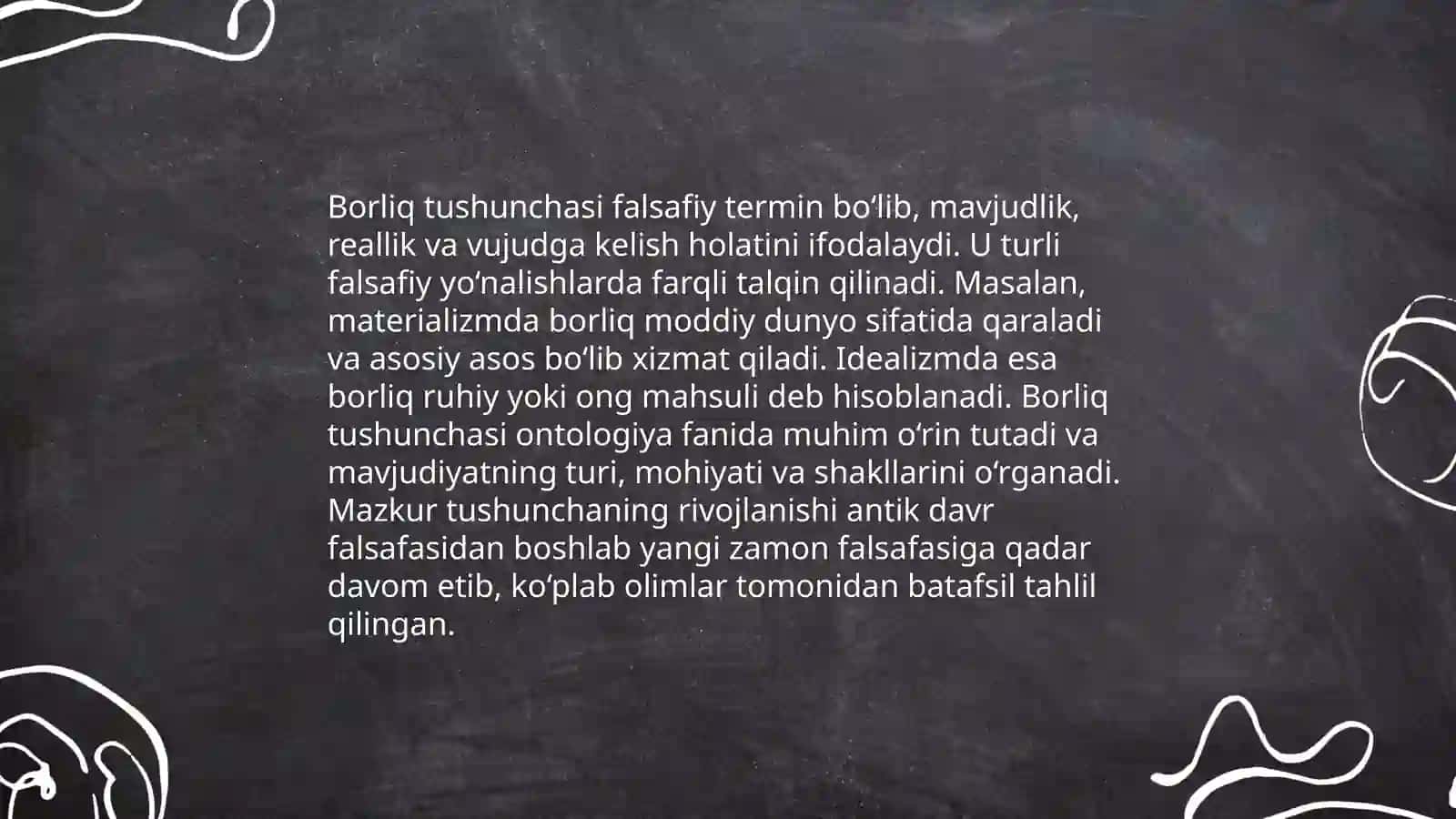 Borliq (ontologiya) va rivojlanish falsafasi 3