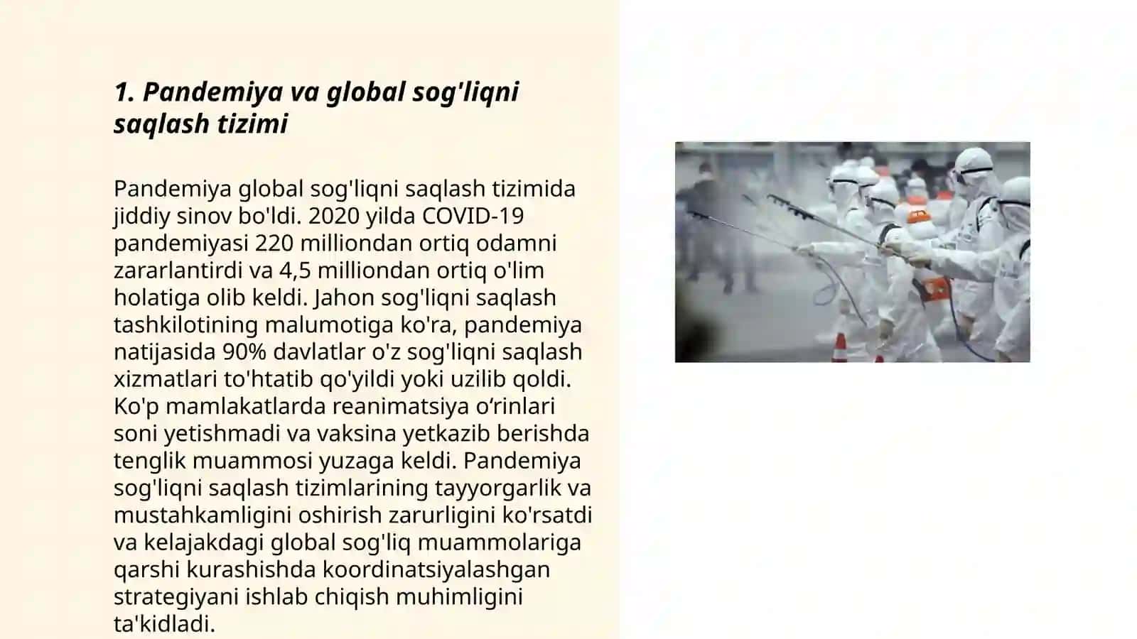 PANDIMIYA XXI ASRNING GLOBAL MUAMMOSI VA UNING OQIBATLARI 3