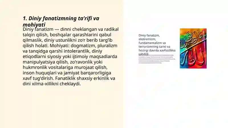 Diniy fanatizm 3