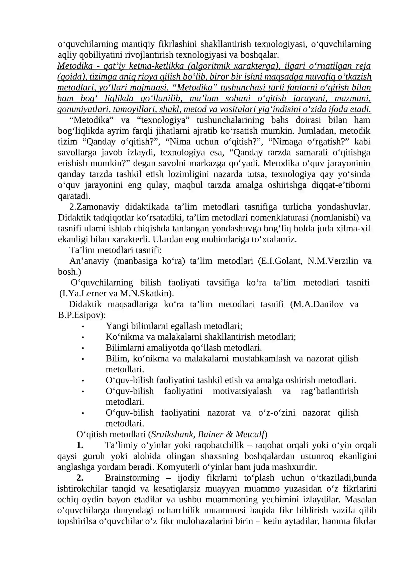 Ta’lim metodlari haqida umumiy tushuncha 3