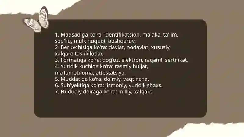 Guvohnoma, yòriqnoma, nizom-ustav 3