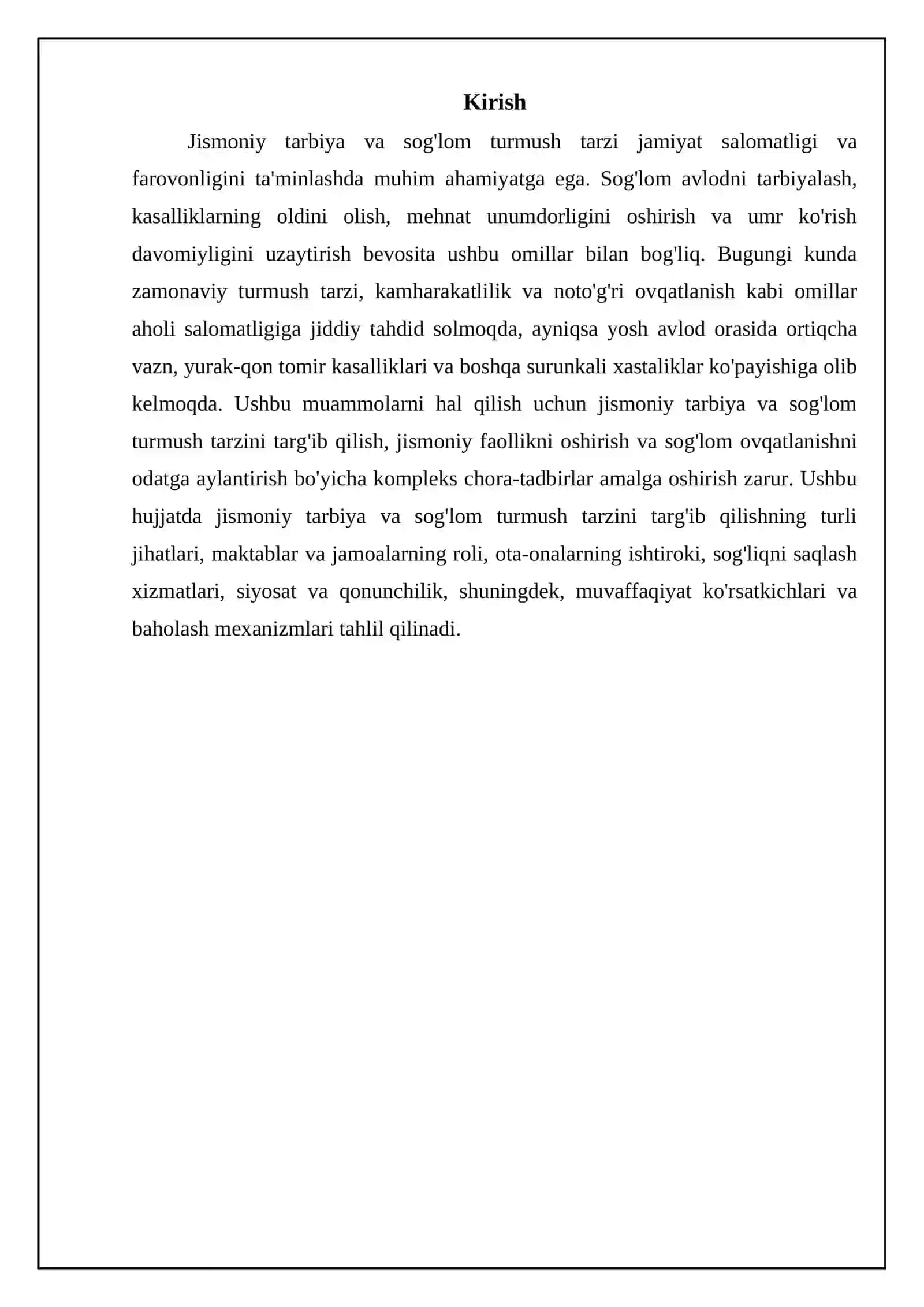 Jismoniy tarbiya va sog'lom turmush tarzi: Nega bu muhim? 3