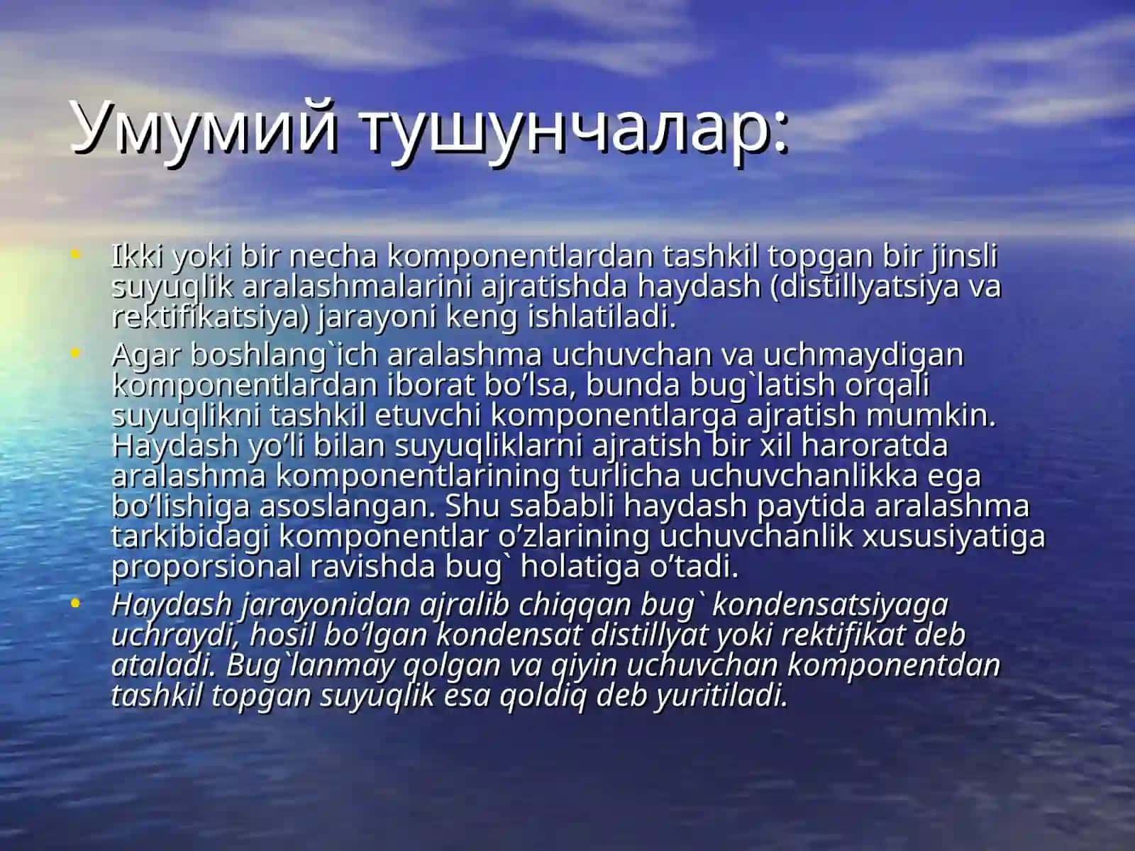 SUYUQLIKLARNIHAYDASH 3