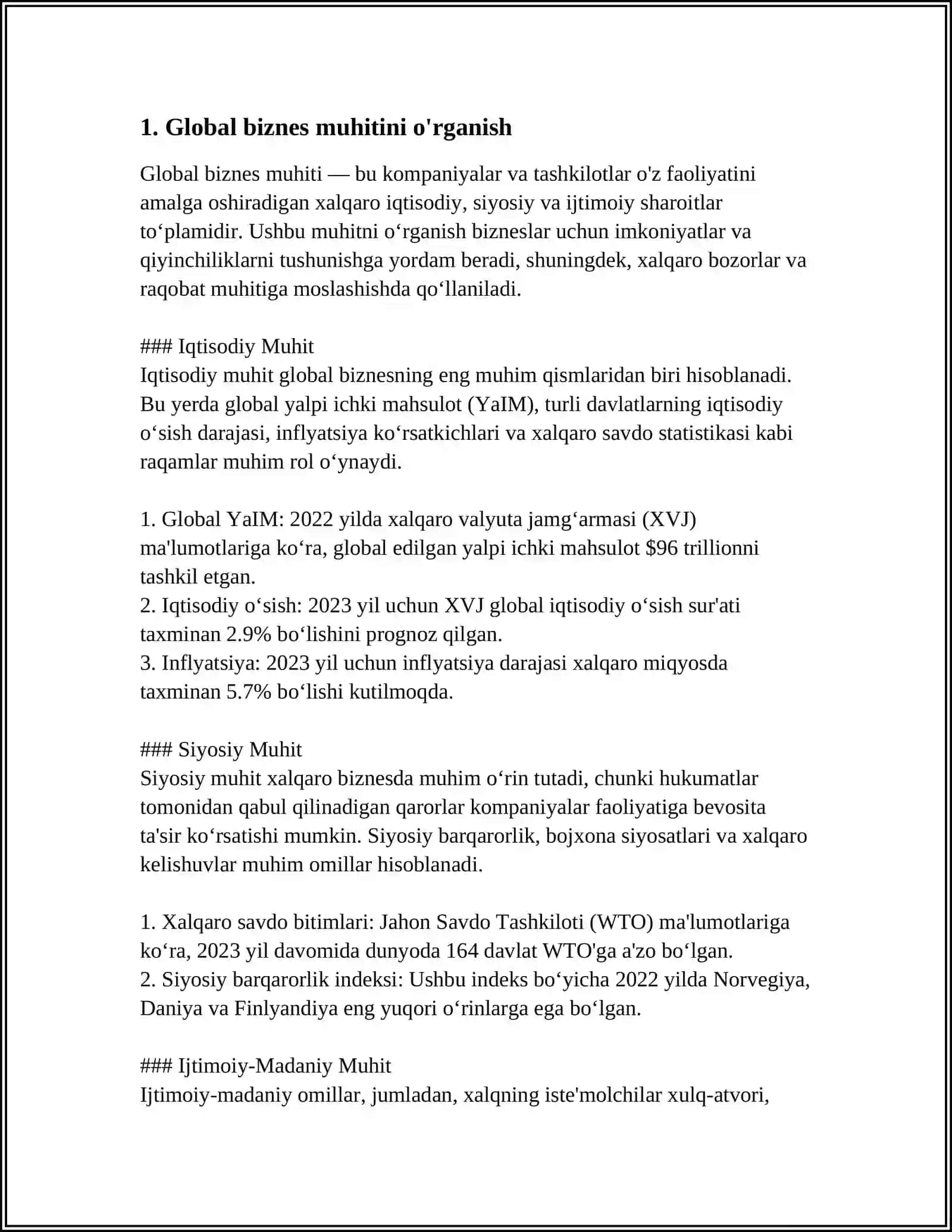 GLOBAL BOZORDA BIZNES YURITISH 3