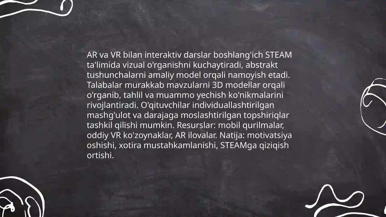 STEAM boshlangʻich ta'limda eng istiqbolli texnologiya 3