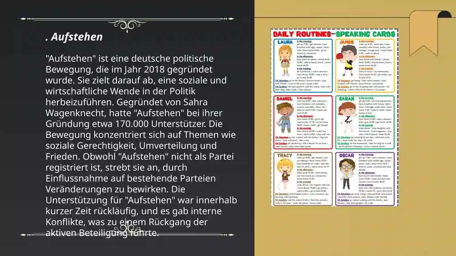 Aufstehen 3
