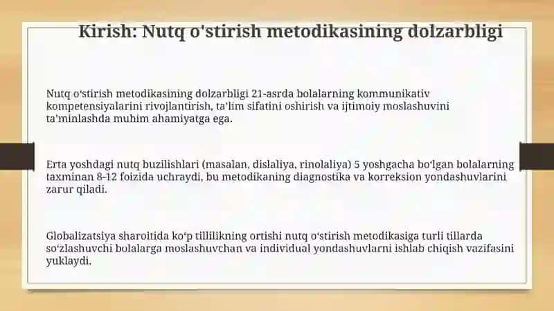Nutq oʻstirish metodikasining nazariy asoslari 3