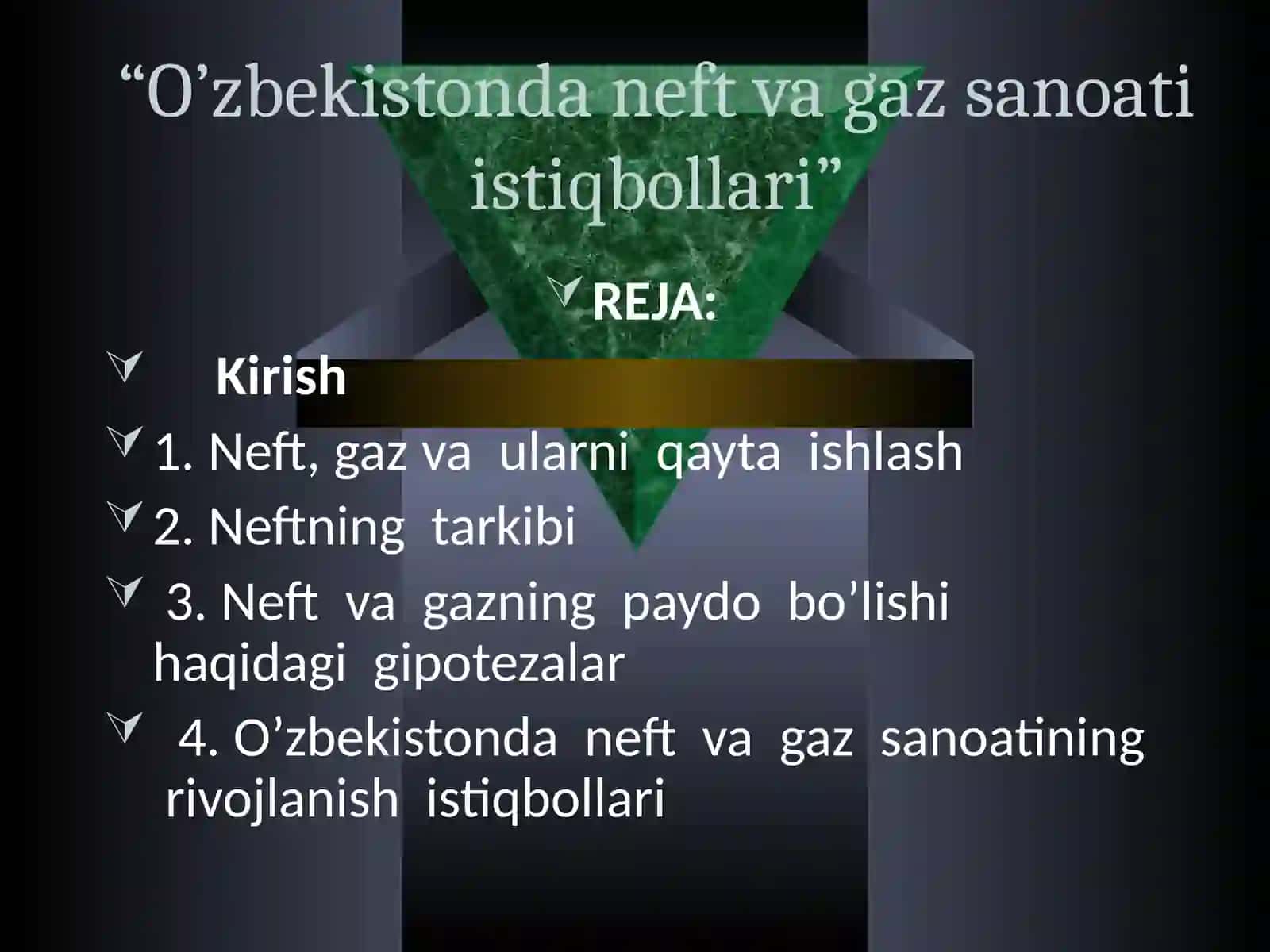 O’zbekistonda neft va gaz sanoati istiqbollari 3