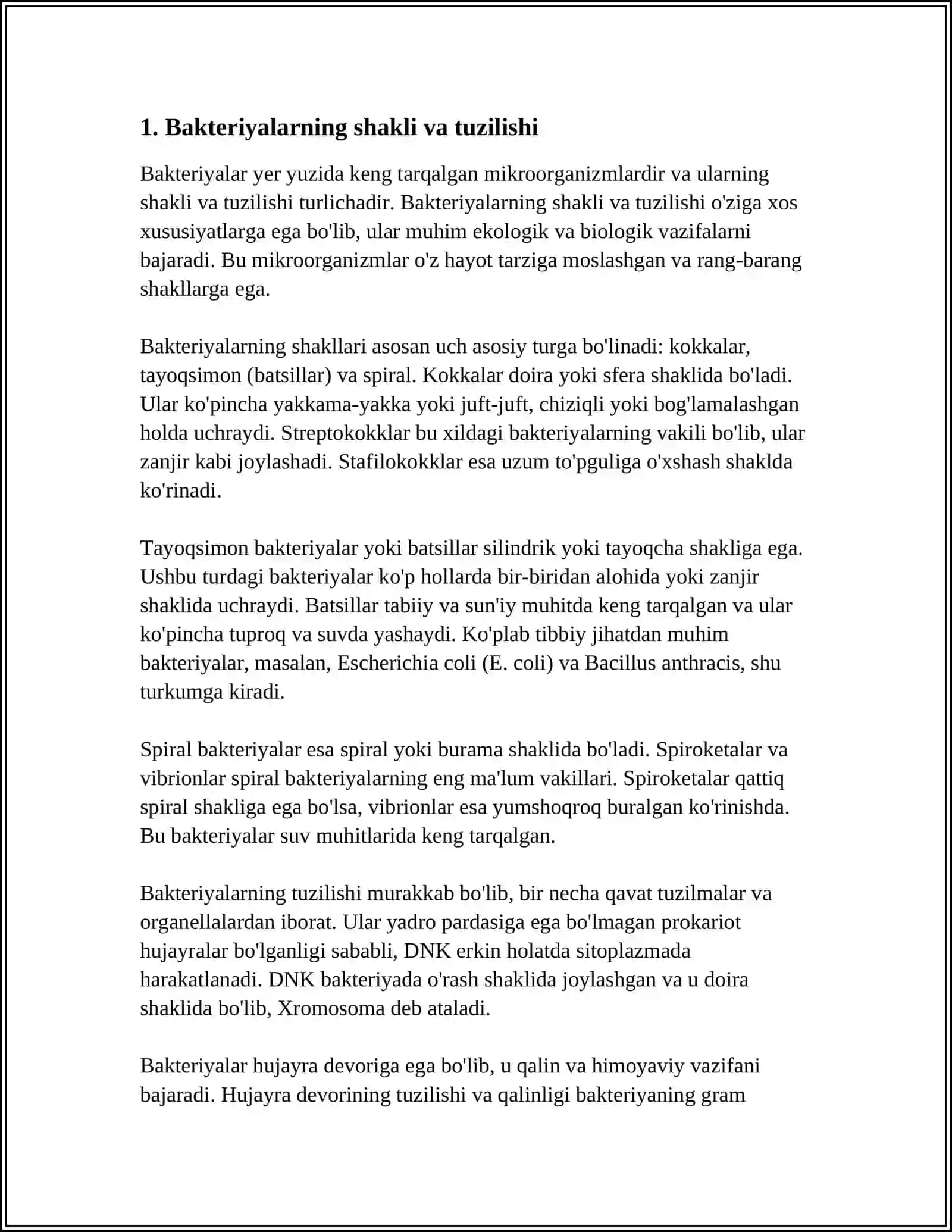 BAKTERIYALARNI MORFOLOGIYASI 3