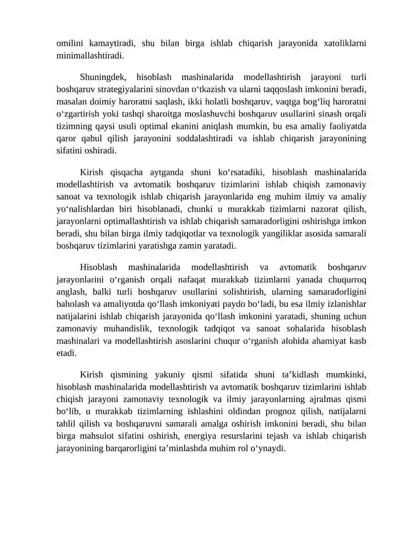 Barabanli paxta quritish mashinasi haroratini avtomatik boshqarish 3