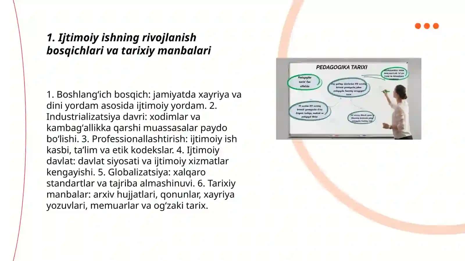 Ijtimoiy ish tarixi va xorijiy tajriba oq'uv fani sifatida 3