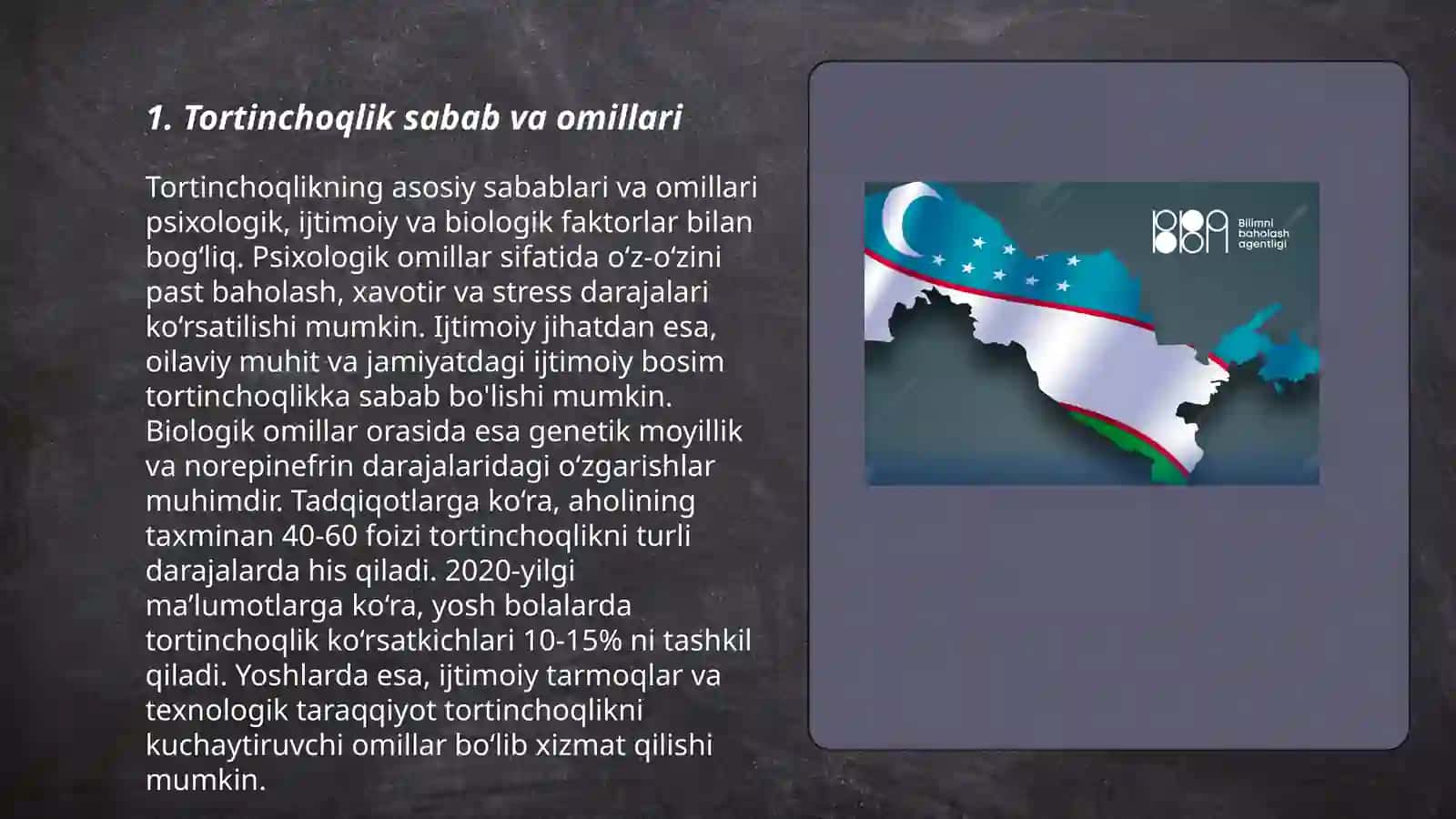 Tortinchoqlik psixokorreksiyasi 3