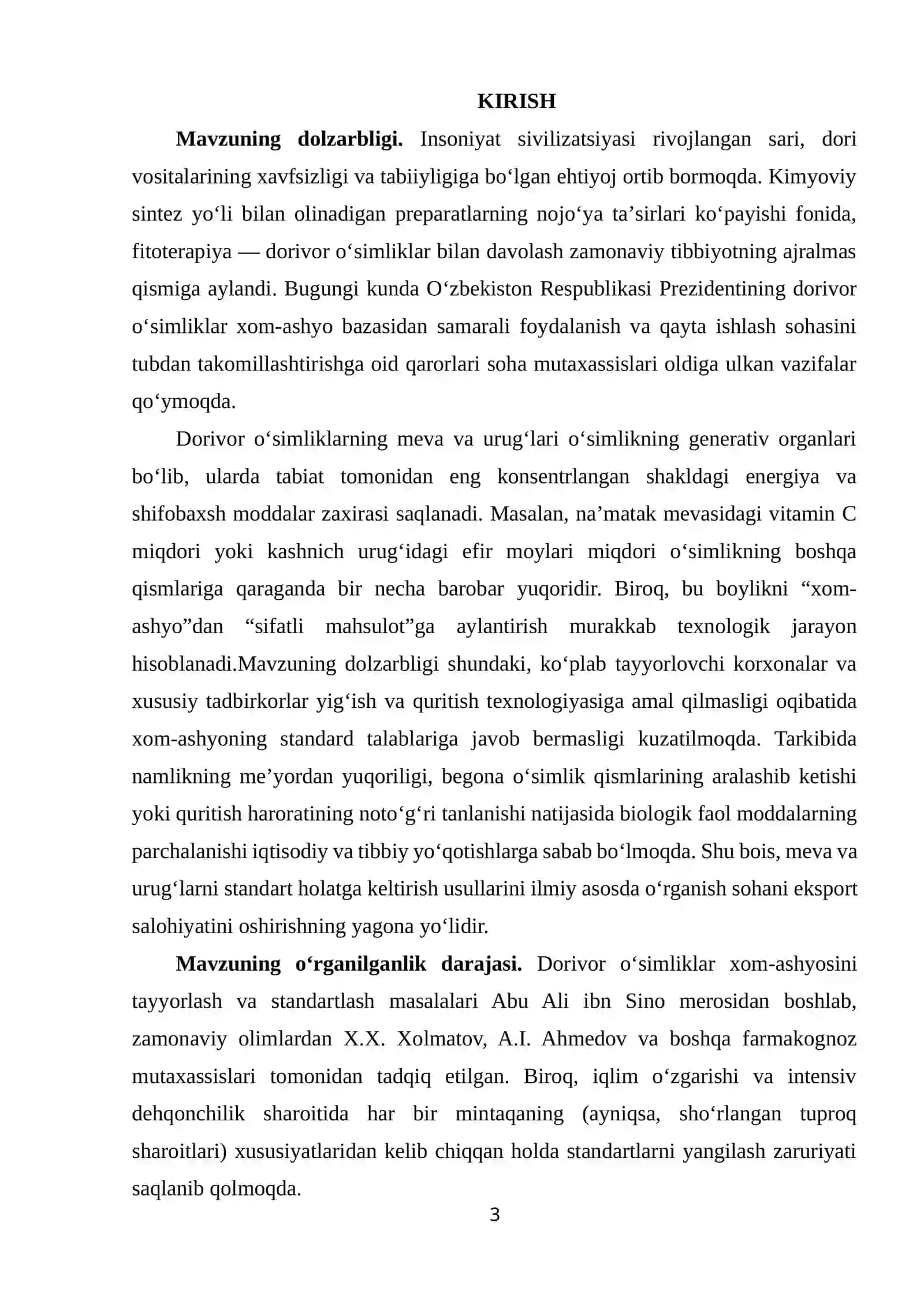 Dorivor oʻsimlik meva va urugʻlari xom-ashyolarini tayyorlash usullari va standart xolatga keltirish 3