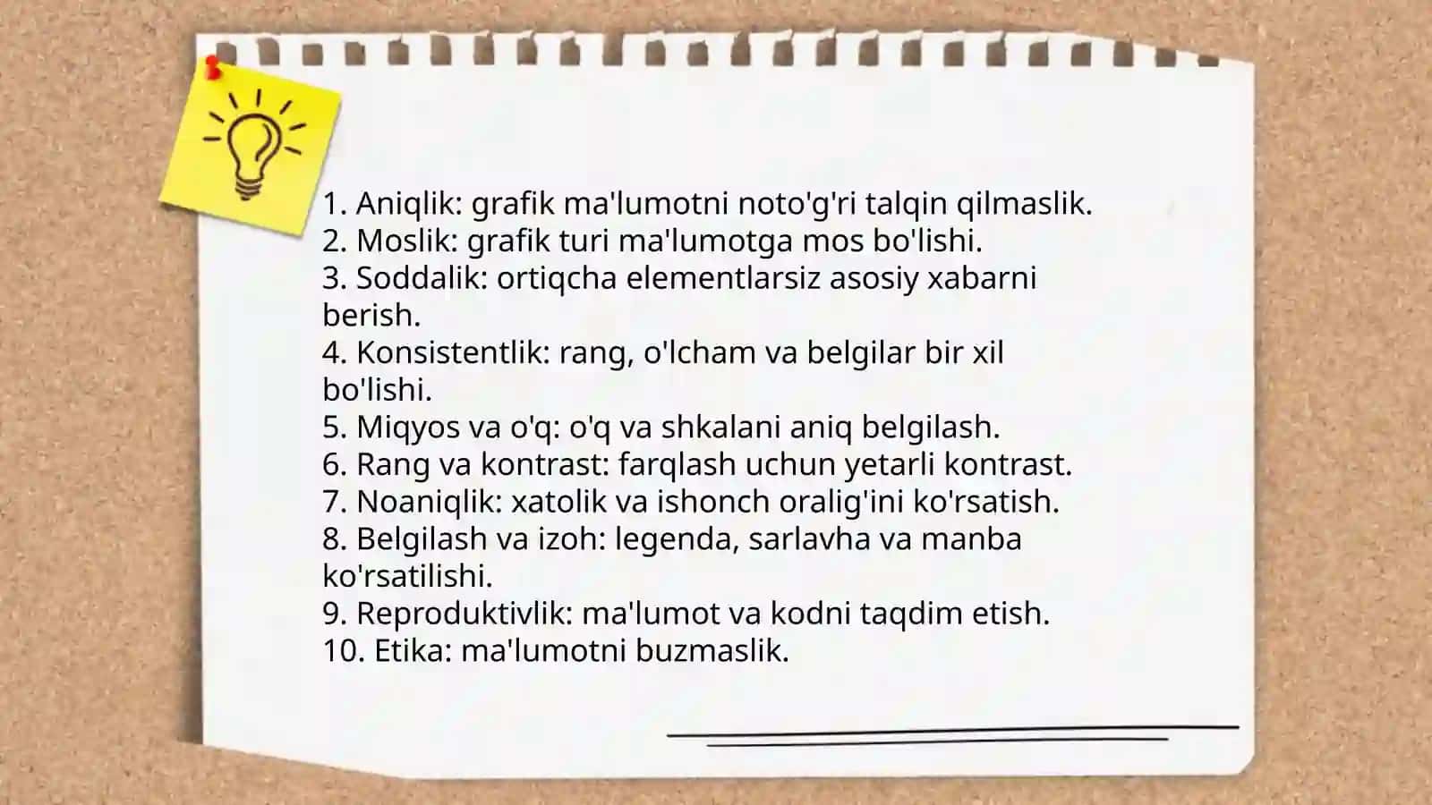 Ilmiy ish natijalarini grafik yoki diagrammalar yordamida taqdim qilish 3