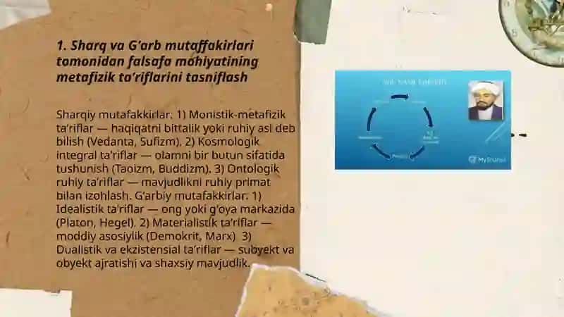Falsafaning mohiyatiga oid Sharq va Gʻarb mutaffakirlari ta’riflarini tasniflash 3